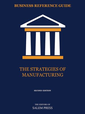 cover image of The Strategies of Manufacturing